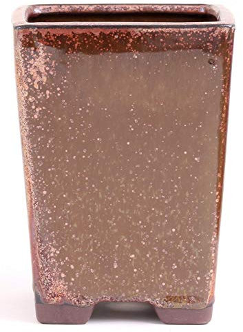 Bonsai - Kaskadenschale 10,5 x 10,5 x 14,5 cm, kupferfarben 50010