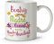 LolaPix Taza Día de la Madre. Regalos Personalizados con Nombre y Texto. Tazas con Frases Originales. Taza de cerámica 330. Genial Rosa