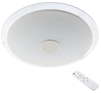 ONSSI Plafon LED Magic 30W CCT+RGB,Lámpara de Techo con Altavoz Bluetooth Ø460mm,APP + Mando a Distancia