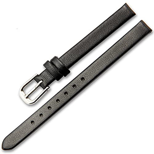 ZXF Uhrenarmbänder Leder, Frauen Ersatzarmband Band 6 8 10 12 13 14 15 16 17mm Damenleder Kleiner Uhrenarmband elegant und stilvoll (Band Color : 3, Size : 8mm)