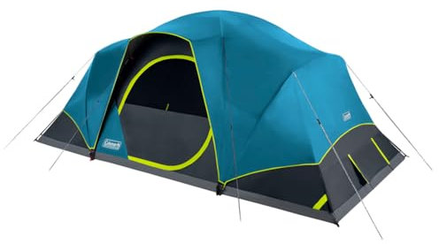 Coleman Uni – Erwachsene Skydome Camping Tent Zelt, Mehrfarbig/Meereswellen (Ocean Tides), Contains PFAS