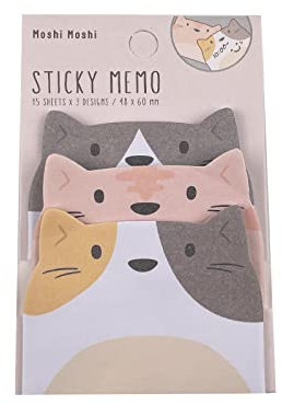 45 Stück Sticky Notes,Süße Sticky Notes Notizzettel,Selbstklebende Haftnotizen,für Home School Office Kühlschrankaufklebern.(5)
