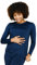 LAPASA Pacco da 2 o 1 Maglia Termica Donna Manica Lunga Fodera in Micro Pile - Pigiama Abbigliamento Intimo Canottiera Calda Elastica Traspirante Sportiva Navy Blu (più Caldo) XS