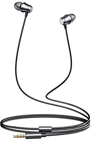 Yinyoo BLON FG Auriculares intrauditivos Fuertes con Unidad dinámica de Alta fidelidad, aleación de Aluminio, Peso Ligero, Unidad de Altavoz Compuesto de 10 mm con Cable Trenzado de PVC