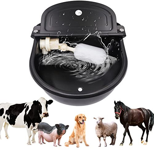 Automatischer Kuhtrinkwassernapf, Edelstahltränke für Hund, Pferd, Rinder, Ziege, Schaf, mit Kugelschwimmerventilen