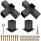Grehitk Pergola-Kit, Pergola-Halterungen, 4-Wege-rechtwinklige Eckhalterung, Holzarbeiten, DIY-Pfosten-Basis-Set, Holzbalken für Pavillons, Terrassen-Pergolas, Blockhütte, Outdoor-Pergola-Hardware für