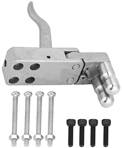 BuyWeek Dispositivo di Rilascio della Fionda, Trigger della Catapulta in Acciaio Inossidabile Accessori del Grilletto della Fionda Fai-da-Te con 8 Viti