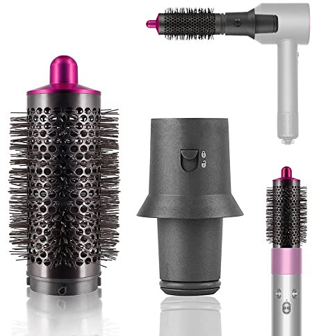 Runde Volumenbürste mit Adapter für Dyson Airwrap Haartrockner HD01 HD02 HD03 HD04 HD08 Multi-Styler, Art.-Nr. 969489-01 für schlaffes, glattes Haar