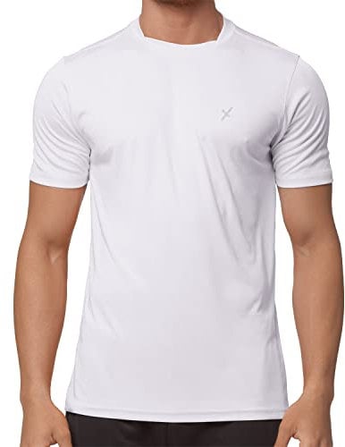 CFLEX Herren Sport Shirt Fitness T-Shirt Sportswear Collection - Weiß XXL