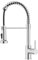 FORIOUS Kitchen Tap, Spring Kitchen Sink Mixer Taps with Pull Down Sprayer, Commercial Faucet Single Handle Lever, High Arc Swivel 360 with 2 Spray Mode, Polished Chrome