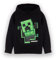 Minecraft Boys Hooded Sweatshirt | Kids & Teens Black Graphic Hoodie | Game Sprite Jumper Creeper Block Pop Out Sweatshirt | Gaming Villain Sweater | Gamer Daywear Merchandise Gift for Him