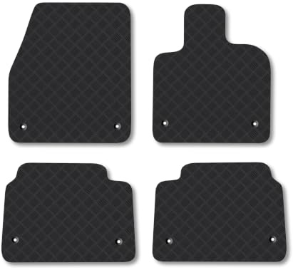 Land Rover Discovery Sport (2019+) 3mm Rubber Car Mats | Tailored Fit Durable Floor Mats Full Coverage Protection Waterproof Accessories Easy Clean Anti Slip Made in the UK