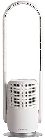 THINIA HOME - Ventilador WiFi Torre Vital Silence, 26W, 9 Velocidades, Programable, 4 Modos Ventilación, Bluetooth, Ultrasilencioso, 56dB, Estancias 25m², Ø25.5x82 cm (diámetro x Altura), Blanco