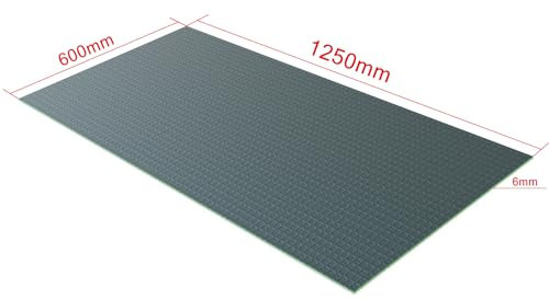 AICA 1250x600x6mm Tablero de respaldo de azulejos de XPS, Tablero de aislamiento impermeable, Panel de construcción