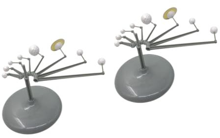 BESTonZON 2St Sonnensystemmodell Planetenmodell bürodeko büro Dekoration The Souvenir bescherung Decor Student Wissenschaft planetarisch planetarisches Modell gebaut Spielzeug Kunsthandwerk
