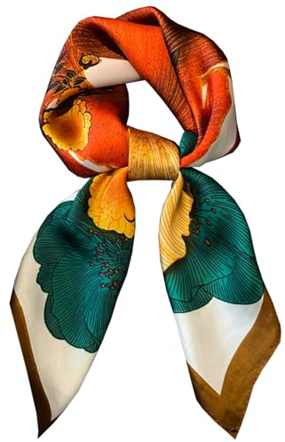 Dailyacc Hair Bandanas Scarf For Women Lightweight Fashion Neck Silk Satin Head Scarves For Sleeping Handbags Scarf-6