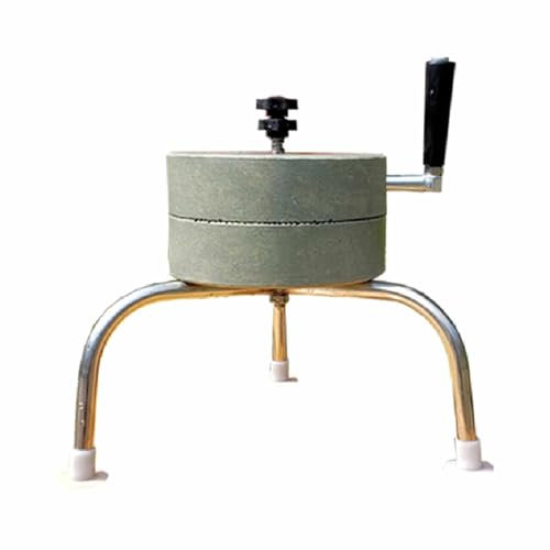 Getreidemühle Steinmühle Kaffeemühlen Handkurbel-Trocken-/ Nass-Getreidemühle mit einstellbarem Druckventil, 7 10 Zoll Mühle/ Pulverisierer Capsicum Mung Beans Steinmühle, Natürlicher Kalkstein Weizen