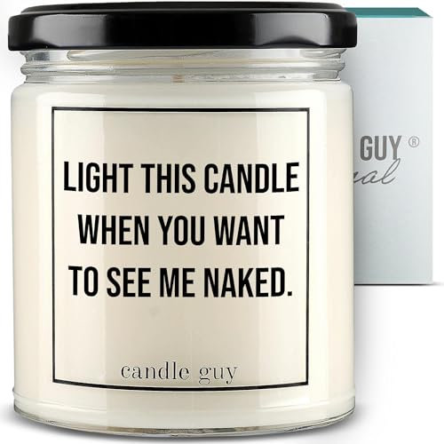 candle guy Duftkerze im Glas [Brennzeit 70h] - Duft-Kerze handgemacht mit Spruch | Freches Geschenk für Frauen, Freundin, Geburtstag | 100% Sojawachs, schöne natürliche Düfte mit ätherischem Öl