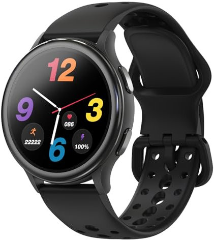 HASAKEI Smartwatch Herren Militär mit Telefonfunktion, Uhren Herren mit 500mAH, IP68 Wasserdicht, 120 Sportmodi, 24/7 Herzfrequenz, SpO2 und Schlafmonitor, Smartwatch für Android iOS