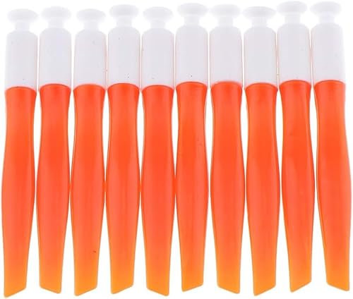 Lot de 10 ventouses pour nail art - Outil de salon - Applicateur et retrait de faux ongles Sucton Cup Stick-Nail Art Tools