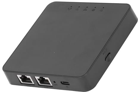 4G LTE-Router, Entsperrter 4G-Modem-Router mit SIM-Kartensteckplatz für Alle Europäischen Nano-SIM-Karten, Mobiler Hotspot für Reisen, Camping