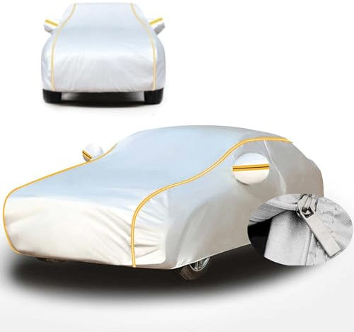 Bâche Voiture Extérieur Anti Grêle pour Peugeot 206 CC Cabriolet, Housse De Voiture ImperméAble,Respirant Et Anti-Poussière,Coupe-Vent,Couverture Complète MCPLKKKCD1028