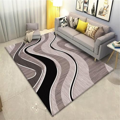 300X400CM Kunsen Limpia Alfombras La decoración del pasillo de seguridad del dormitorio antideslizante de la Sala de estar clásica es abstracta. Alfombras Infantiles Juegos Multicolor Alfombra de jard