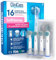 16 Aufsteckbürsten Zahnbürstenköpfe Kompatibel mit Oral-B Zahnbürsten Weiche Borsten für Empfindliches Zahnfleisch CliniCaps SoftSense Doppelter Aseptischer Schutzbeutel und Schutzkappe