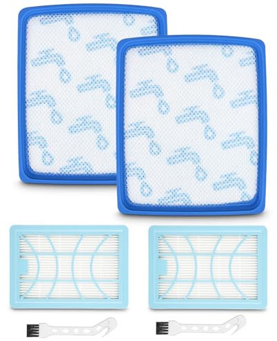 2 Stück Staubsauger Filter für Philips 7000 series PowerPro Expert, Ersatzfilterset für Philips FC9728/01,FC9728/81,FC9729/09,FC974109,FC9742/09,FC9743/09,FC9745/09,FC9746/09