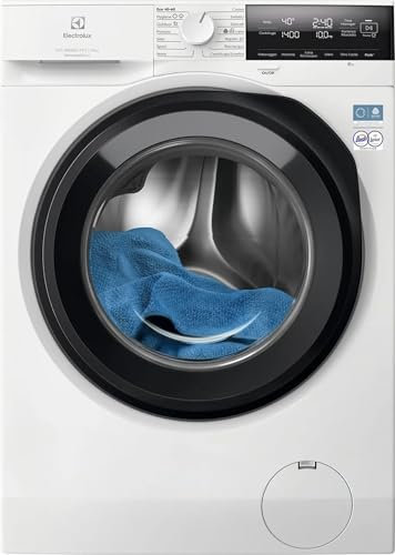 Electrolux Lavatrice SensiCare 600 10 kg EW6F310V, Carica Frontale, Centrifuga 1400 giri, Programma Eco 40-60, Motore Affidabile [Classe di efficienza energetica A]