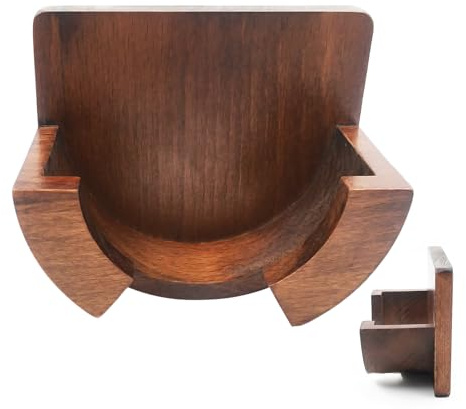 Wandhalterung für Filter, aus Holz, 51/53/54/58 mm, Kaffeefilter