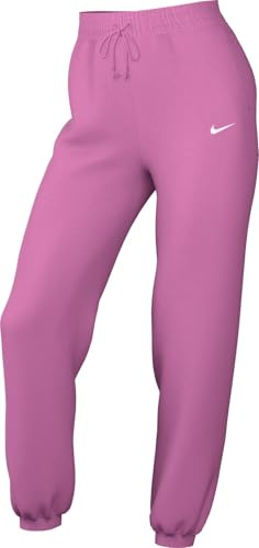 NIKE Sportswear Phoenix Fleece Oversize-Trainingshose Mit Hohem Taillenbund Für Damen, Playful Pink/Sail, FZ5996-676, L-T