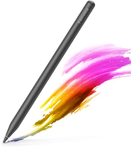 RENAISSER Raphael N520C Stylet pour Microsoft Surface Pro/Go/Book/Studio | MPP 2.0, 4096 pression, sensibilité à l'inclinaison, ultra-léger, palm rejection, recharge via USB-C, non magnétique
