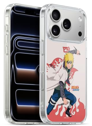 Head Case Designs Offizielle Naruto Shippuden Minato Namikaze Darsteller Kunst Gelhülle [Militärischer Schutzgrad] Kompatibel Mit Apple iPhone 17 Pro Und Kompatibel Mit MagSafe