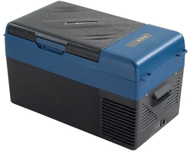 zcamp KI19 19L Glacière Electrique Voiture, Portable à Compression Réfrigérateur de Voiture,12/24V Mini Frigo pour Maison, pour dortoir, Camping ou Pique-Nique en Plein Air, 20 à 20℃