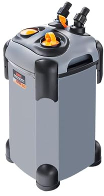 SUNWEN Filtro esterno ultra-silenzioso per acquario, filtro di circolazione dell'acqua per acquari con media filtranti 171/225/266/317/397/512GPH