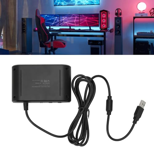 FILFEEL Game Controller Converter Multifunction Adapter for and PC, N64 Joystick Support with Function