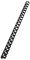 Leitz 37580 Plastikbinderücken, A4, Kunststoff, 14 mm, 125 Blatt, 100 Stück, schwarz