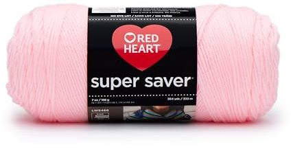 RED Heart Super Saver Yarn, Baby Pink