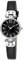 Anne Klein Women's Leather Strap Watch Black/Silver