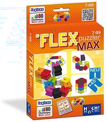 HUCH! | Flex Puzzler MAX | Geschicklichkeitsspiele | Logikspiele | Denkspiele | Knobelspiele | Geschenke für Jugendliche oder Erwachsene | für 1 Spieler ab 7 Jahre