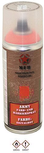 MFH Farbspray Lackspray Army, matt, 400 ml (Signalrot)