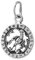 NKlaus 925 Sterlingsilber Kettenanhänger Horoskop Sternzeichen Krebs Zodiak 6320