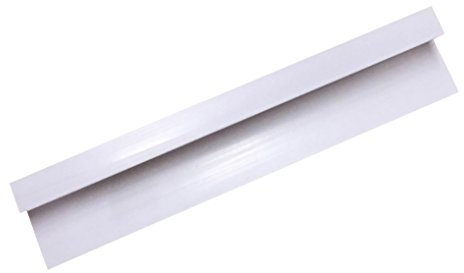 DBS White 10mm End Cap Trim for Shower Wet Wall Panels Bathroom Cladding PVC 2.4m