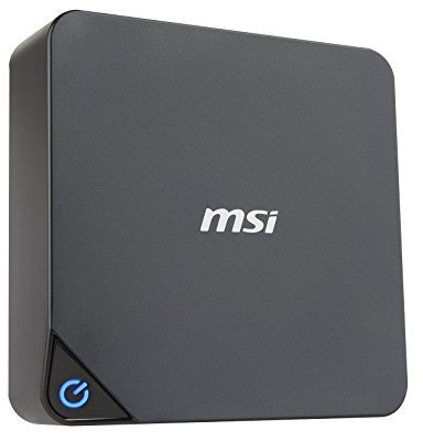 MSI Cubi 2-034BDE Mini Desktop PC (Intel Core i5-7200U, ohne RAM, ohne HDD, HD-Grafik, ohne Betriebssystem) Barebone schwarz Cubi2