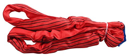 2x Rundschlinge 5000 kg / 5 t Tragkraft 1 m Nutzlänge | 2 m Umfang | Hebeschlinge Kranschlinge extrem hohe Festigkeit