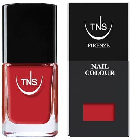 TNS Cosmetics - Grand Prix smalto rosso brillante dalla formula professionale, coprente e brillante. 10 ml