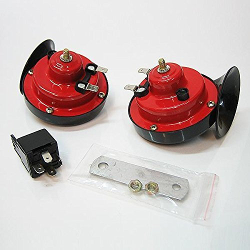 12V Dual Tone Fanfare Universal 2 Klang für Auto LKW Bus Boat Hupe Horn Lufthorn Sirene PKW Caravan