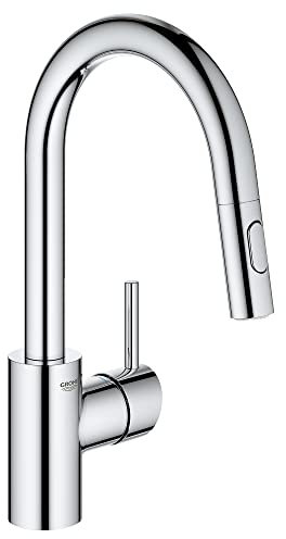 Grohe 31479001 Concetto Einhand-Küchenarmatur, Starlight Chrom