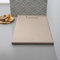 Kiamami Valentina - Piatto Doccia Resina 70x100 CM | Effetto Pietra Antiscivolo | Resistente a Urti e Calore | Colore Beige, 70x100 CM, Resina